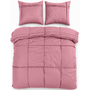 Sleeptime Dekbedovertrek Washed Tufted Oud Roze - Microvezel