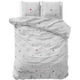 Sleeptime Dekbedovertrek Hearts Everywhere Wit - Microvezel