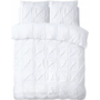 Sleeptime Dekbedovertrek Punch Pintuck Wit - Microvezel
