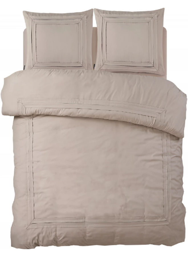 Sleeptime Dekbedovertrek Tailored Taupe - Microvezel