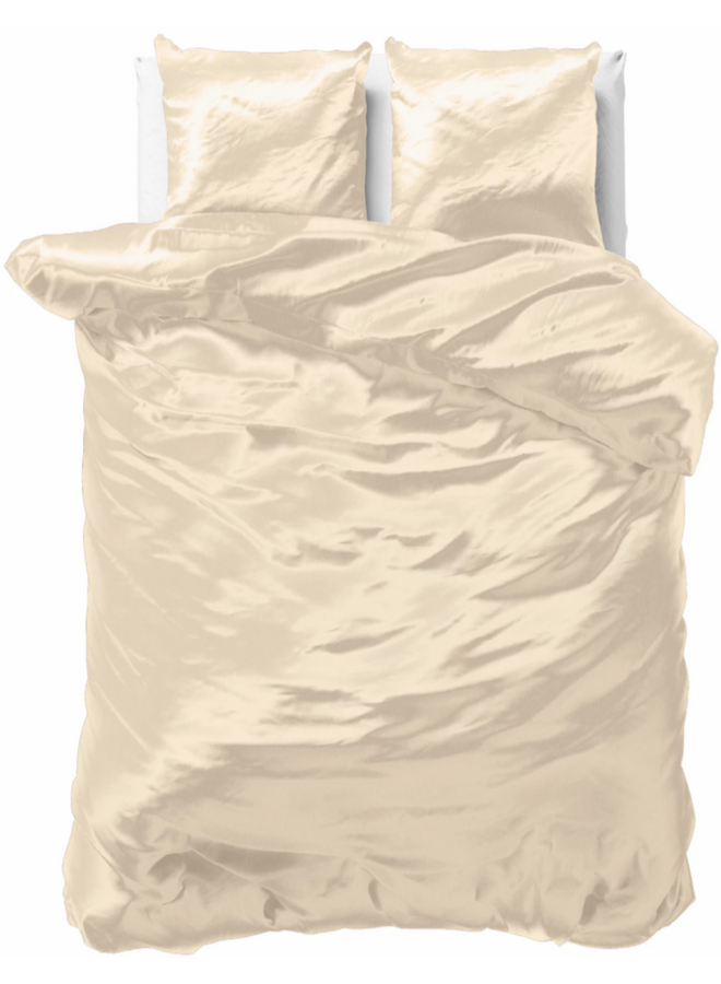 Dekbedovertrek Beauty Skin Care Uni Creme - Satijn