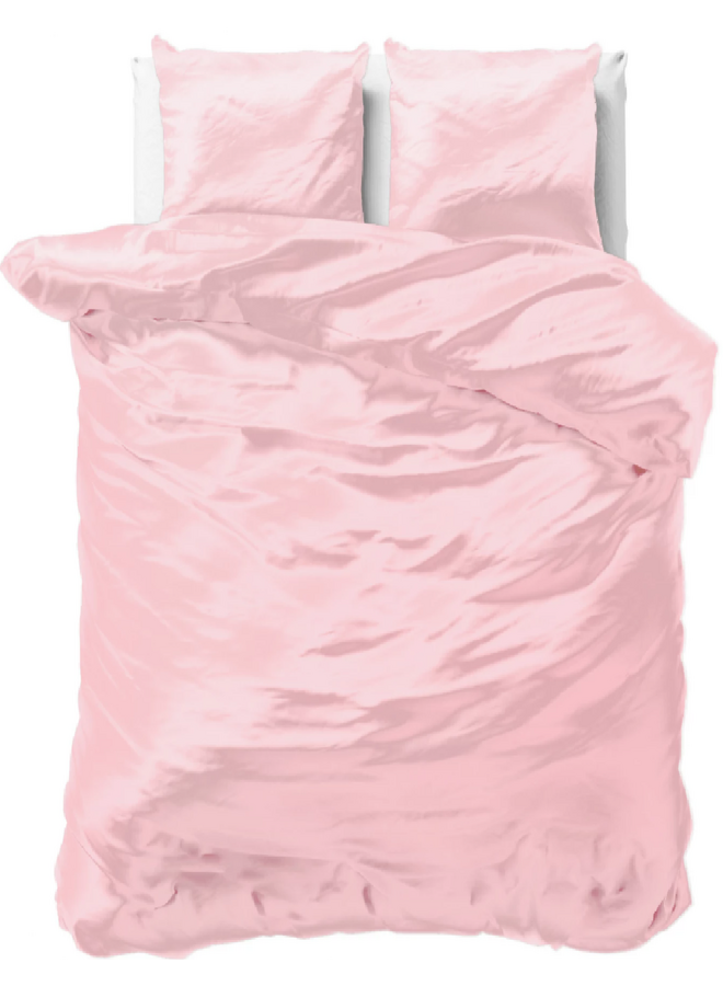 Sleeptime Dekbedovertrek Beauty Skin Care Uni Roze - Satijn