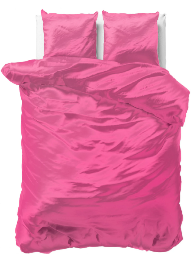 Sleeptime Dekbedovertrek Beauty Skin Care Uni Fuchsia - Satijn