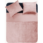 Sleeptime Dekbedovertrek Uni Piping Roze - Velvet