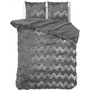Sleeptime Dekbedovertrek Wave Grijs - Microvezel