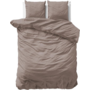 Primaviera Deluxe Dekbedovertrek Uni Taupe - Katoensatijn