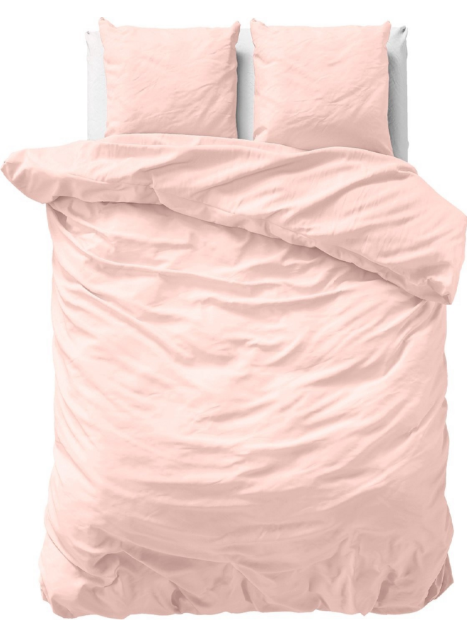 Primaviera Deluxe Dekbedovertrek Uni Roze - Katoensatijn