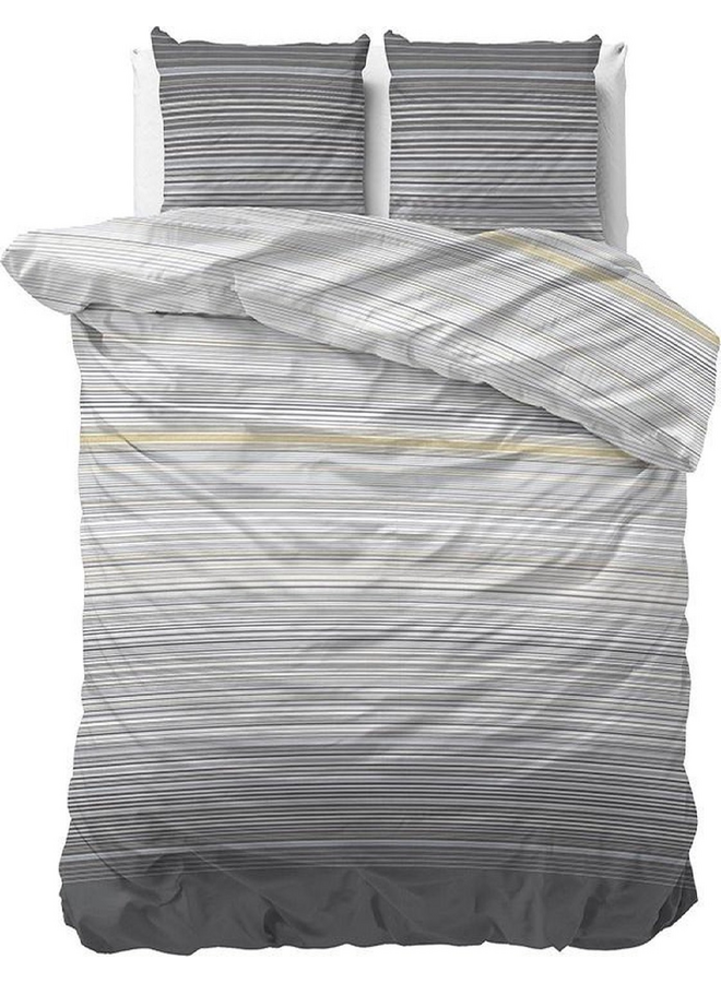 Primaviera Deluxe Dekbedovertrek Denver Antraciet- Katoensatijn