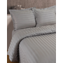 Primaviera Deluxe Dekbedovertrek Hotel Stripe Grijs - Katoensatijn