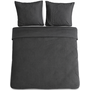 Primaviera Deluxe Dekbedovertrek Waffle Antraciet - Percale Katoen