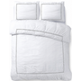 Primaviera Deluxe Dekbedovertrek Brata Wit/Grijs - Percale Katoen