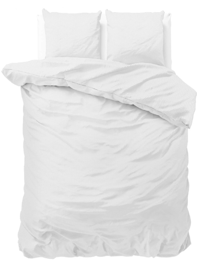 Zensation Dekbedovertrek Satin Point Wit - Microvezel
