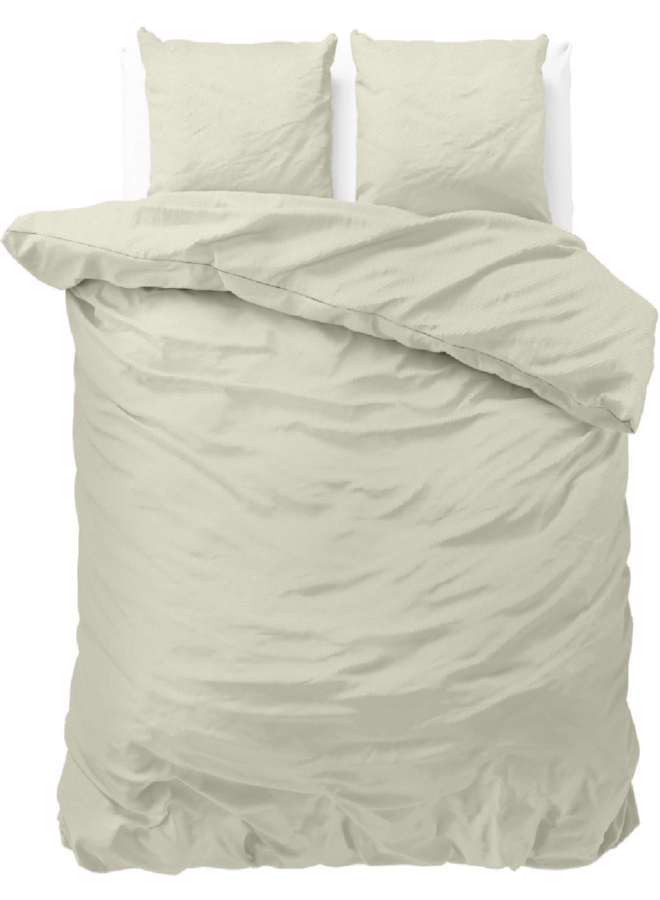 Dekbedovertrek Satin Point Creme - Microvezel