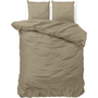 Zensation Dekbedovertrek Satin Point Taupe - Microvezel
