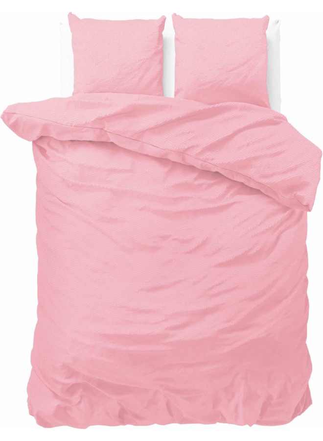 Zensation Dekbedovertrek Satin Point Roze - Microvezel