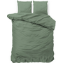Zensation Dekbedovertrek Satin Point Groen - Microvezel