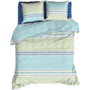 Romanette Dekbedovertrek Alfie Aqua/Blauw - Katoen