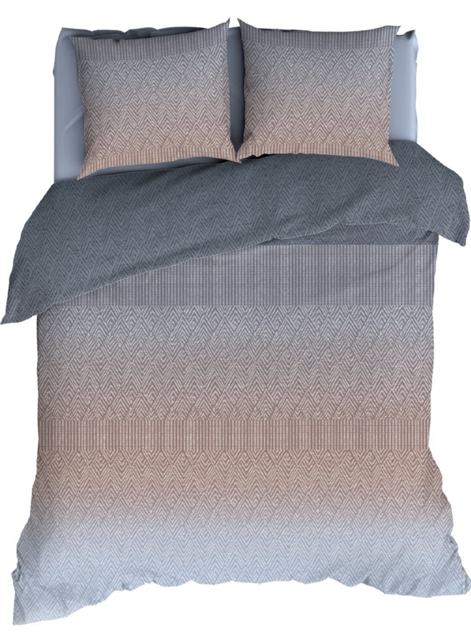 Dekbedovertrek Grossarl Grijs - Flanel
