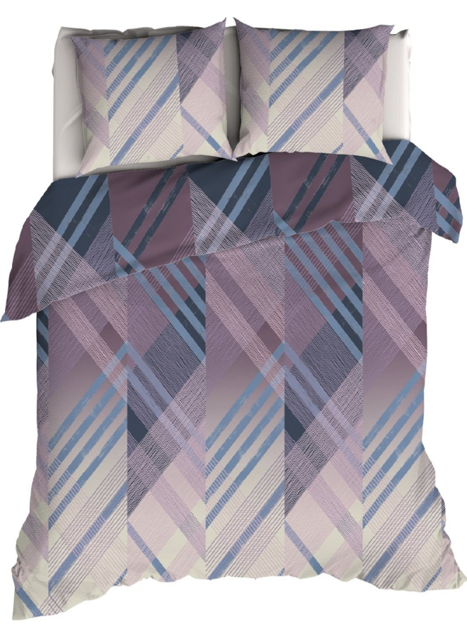 Dekbedovertrek Valmont Lila - Flanel