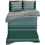 Romanette Dekbedovertrek Vicuna Teal - Flanel