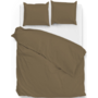 ZO! Home Dekbedovertrek Satinado Uni Taupe - Katoensatijn