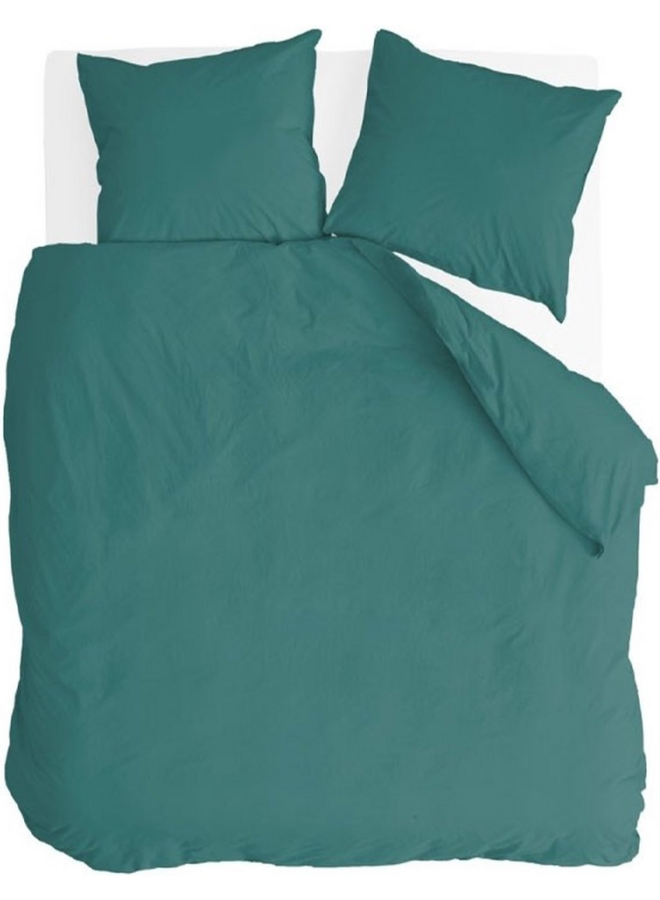 Byrklund Dekbedovertrek Go Velvet Groen - Velvet