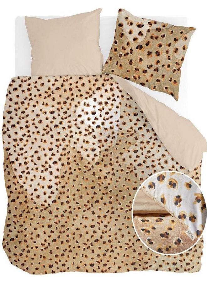 Walra Dekbedovertrek Wild Animal Beige - Katoen