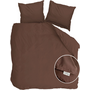Walra Dekbedovertrek Vintage Satin Bruin - Katoensatijn