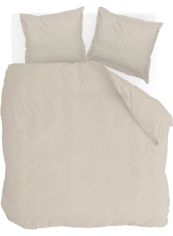 Walra Dekbedovertrek Vintage Satin Zand - Katoensatijn