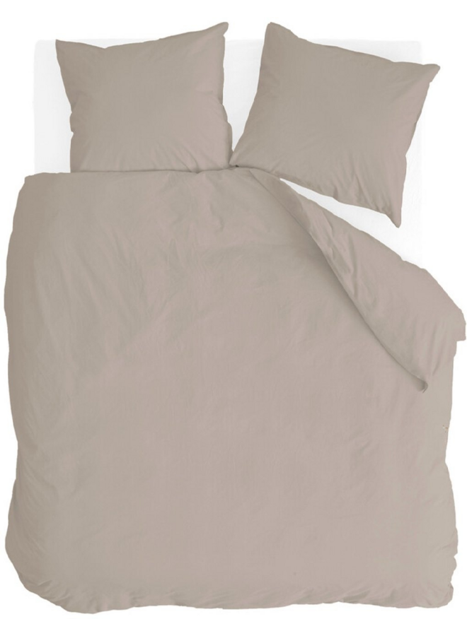Walra Dekbedovertrek Linen Elegance Zand - Linnen/Katoen