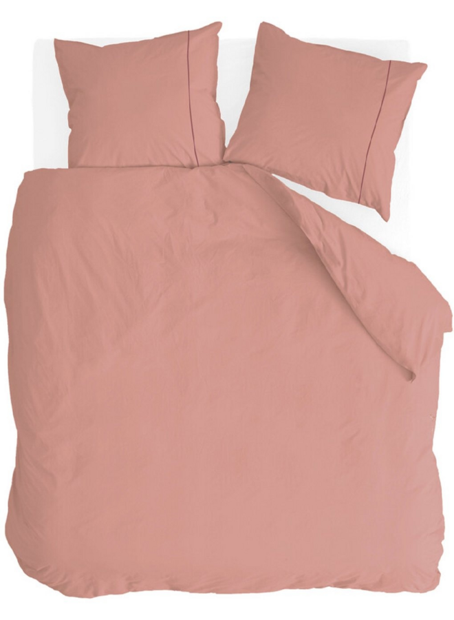 Dekbedovertrek Remade Uni Essence Roze - Recycled Katoen