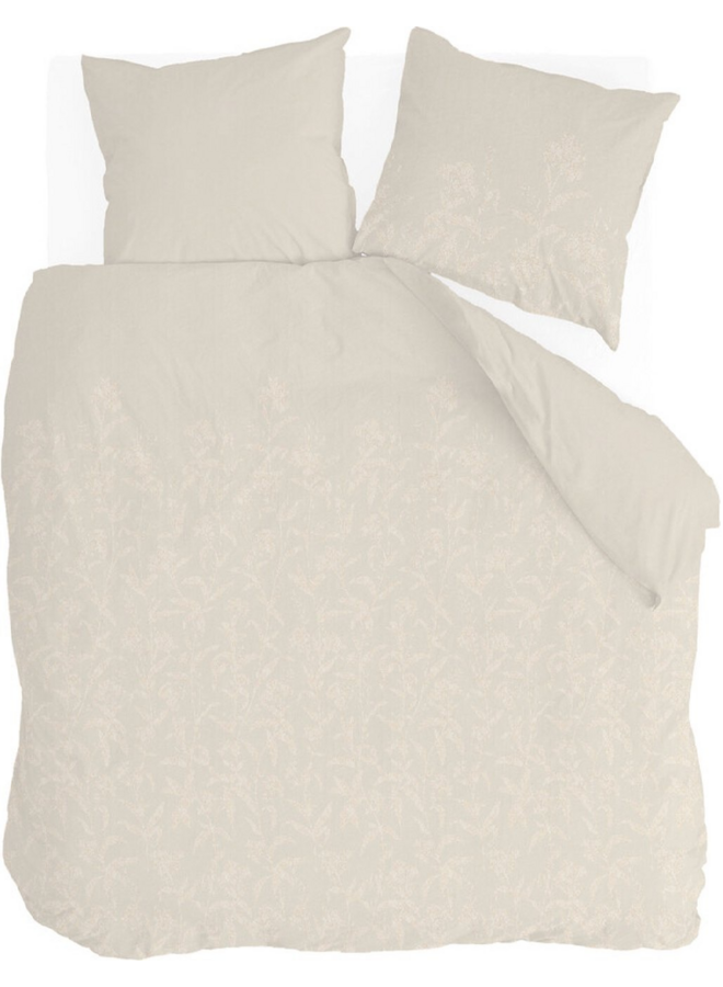 Walra Dekbedovertrek Yarrow Elegane Zand - Katoen