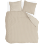 Walra Dekbedovertrek Cozy Blocks Zand - Flanel