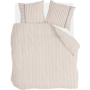 Walra Dekbedovertrek Refined Lines Zand - Gerecycled Katoen