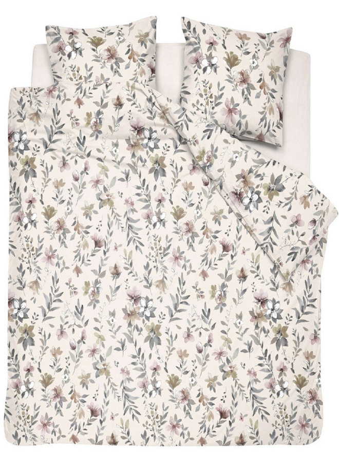Dekbedovertrek Botanica Beige - Flanel