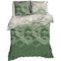 Satin d'Or Dekbedovertrek Kiton Jade/Forestgreen - Katoensatijn