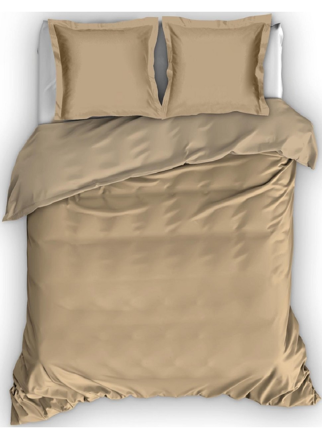 Cascina Colorini Dekbedovertrek Park Lane Zand - Egyptisch Percale Katoen