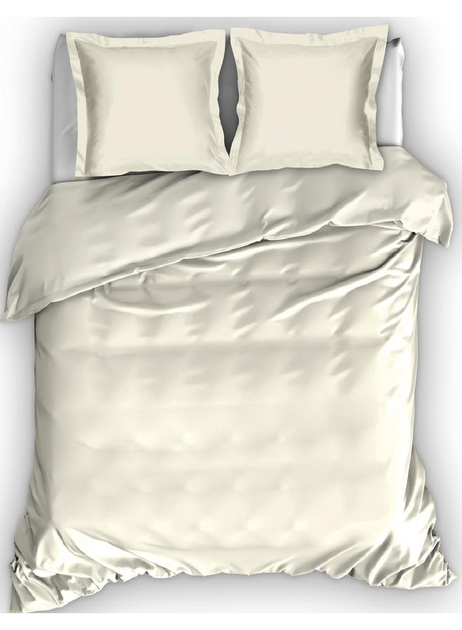 Cascina Colorini Dekbedovertrek Park Lane Creme - Egyptisch Percale Katoen