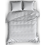 Cascina Colorini Dekbedovertrek Divina Grijs/Wit - Egyptisch Percale Katoen