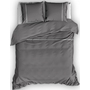 Cascina Colorini Dekbedovertrek Divina Antraciet/Wit - Egyptisch Percale Katoen