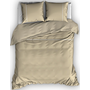 Cascina Colorini Dekbedovertrek Divina Zand/Wit - Egyptisch Percale Katoen