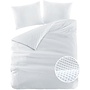 Papillon Dekbedovertrek Mendoza Wit - Percale Katoen