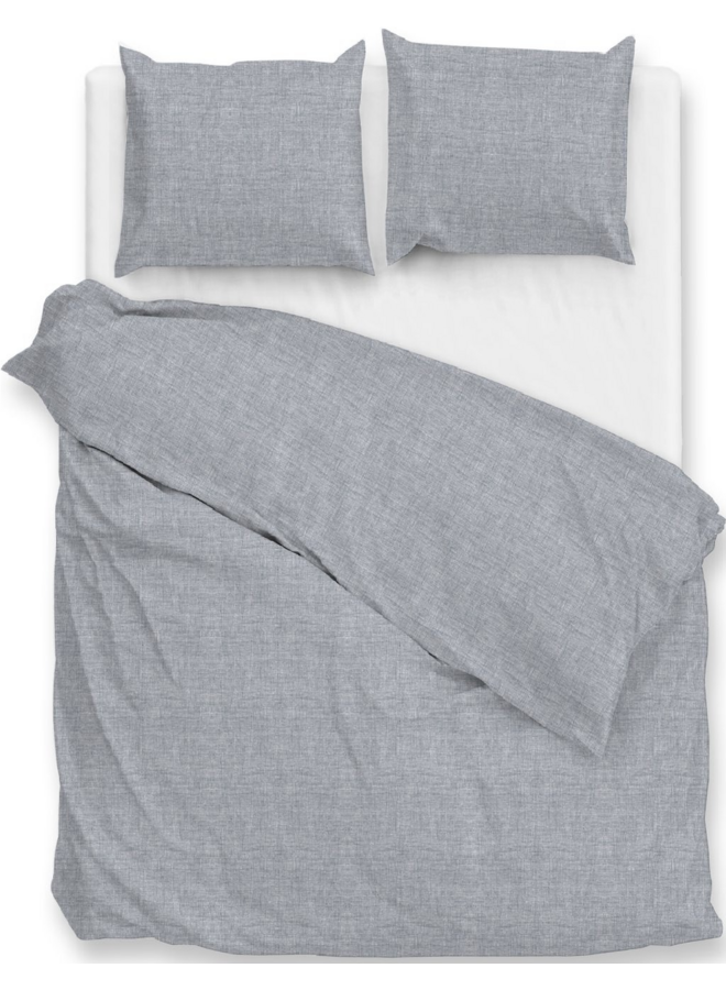 Dekbedovertrek Flanella-di-Lino Blauw - Flanel