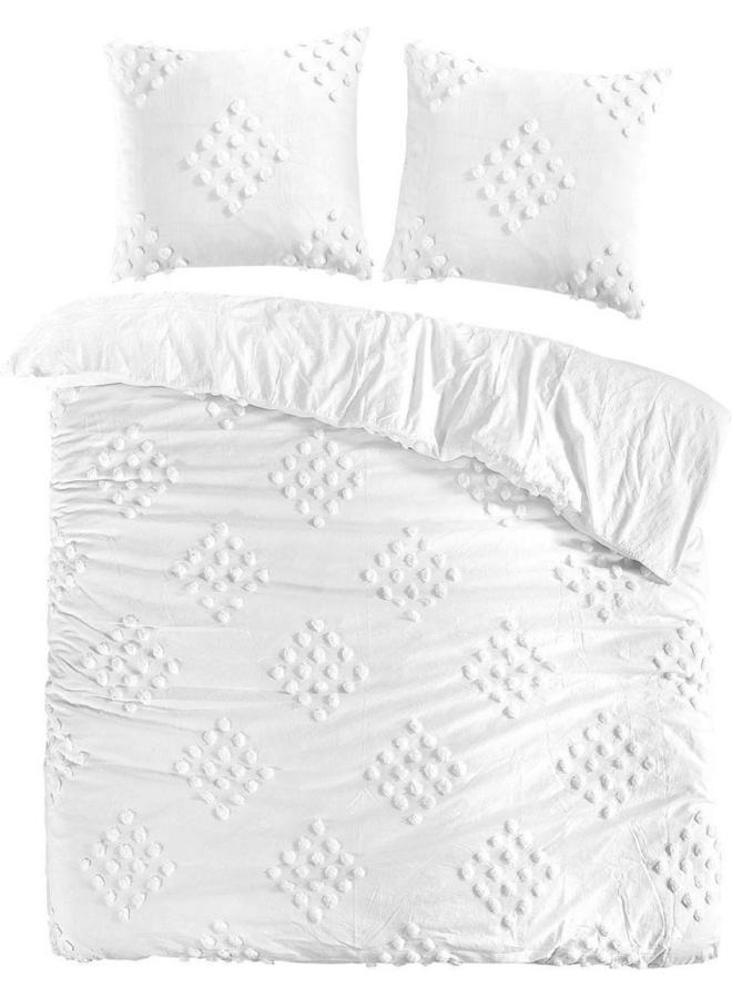 Dekbedovertrek Helsinki Wit - Percale Katoen