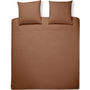 Papillon Dekbedovertrek Mendoza Roestbruin - Percale Katoen