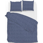 ZO! Home Dekbedovertrek Lino Urban Blauw - Katoen
