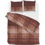ZO! Home Dekbedovertrek Marley Rood - Flanel
