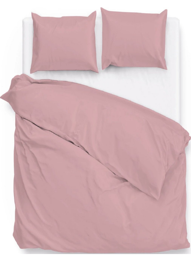 ZO! Home Dekbedovertrek Satinado Roze - Katoensatijn