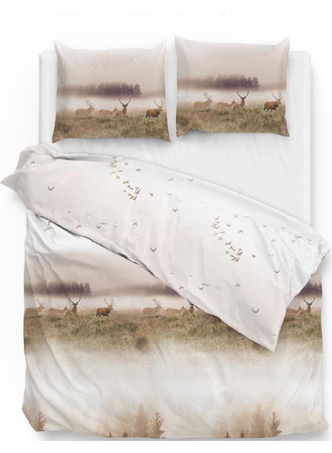 Dekbedovertrek Nizan Naturel - Flanel