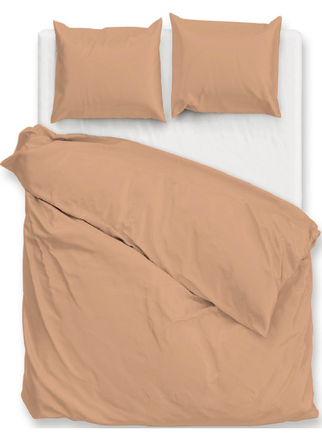 Dekbedovertrek Percalle Uni Oranje - Percale Katoen
